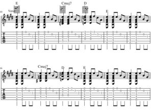 Kiss From a Rose Guitar Tab