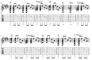kiss from a rose guitar tab